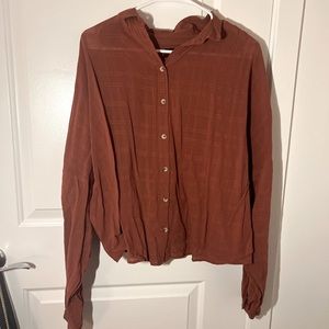 Rust colored shirt